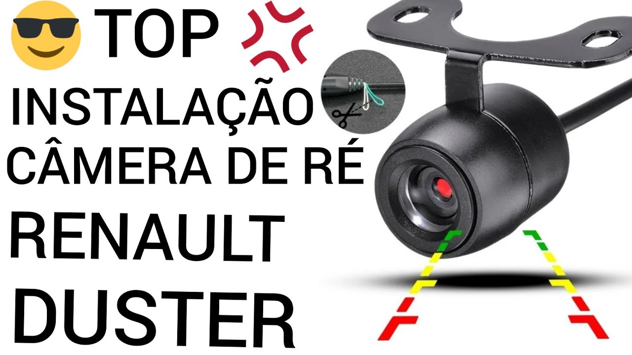 INSTALAÇÃO CÂMERA DE RÉ NA DUSTER.👍👍