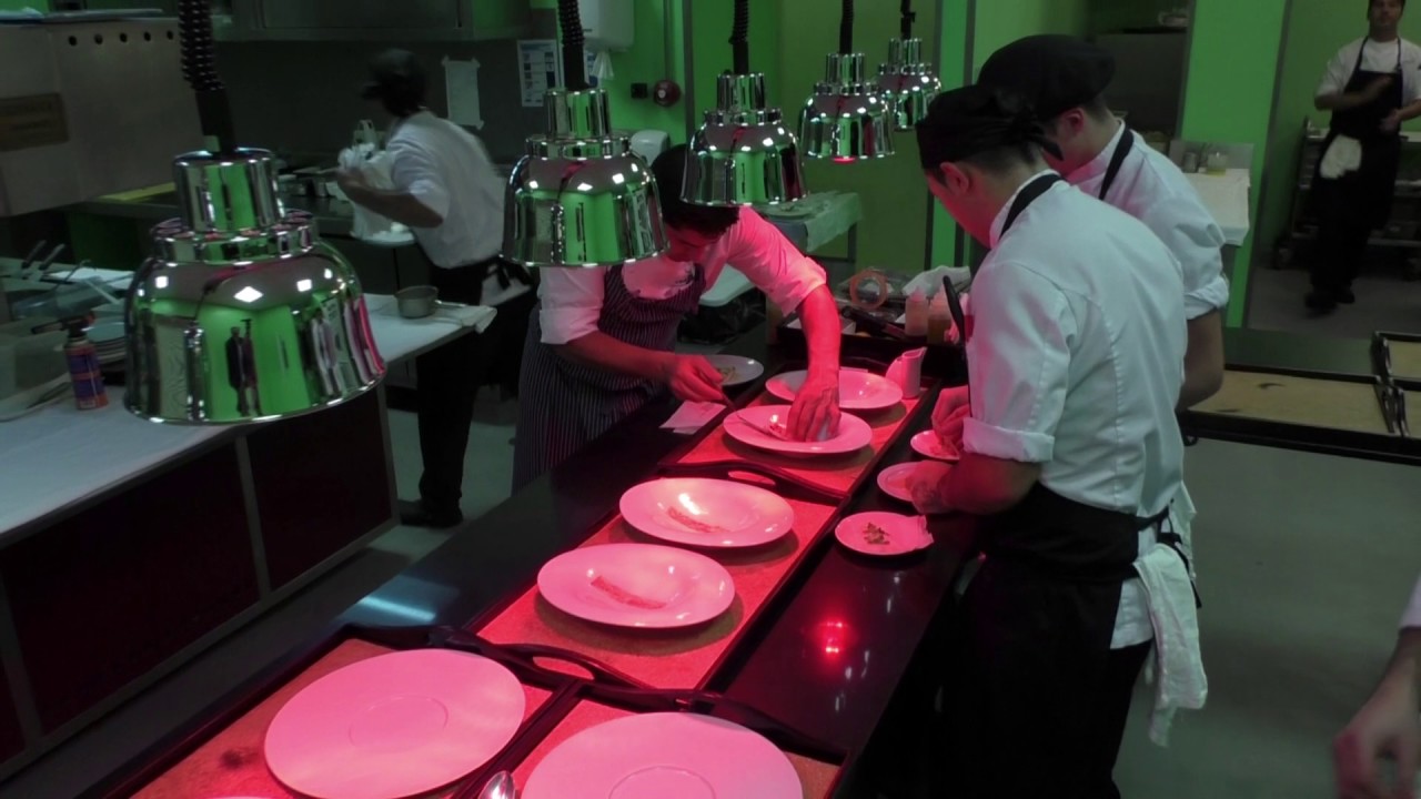 Service at the Michelin star The Yeatman's Restaurant