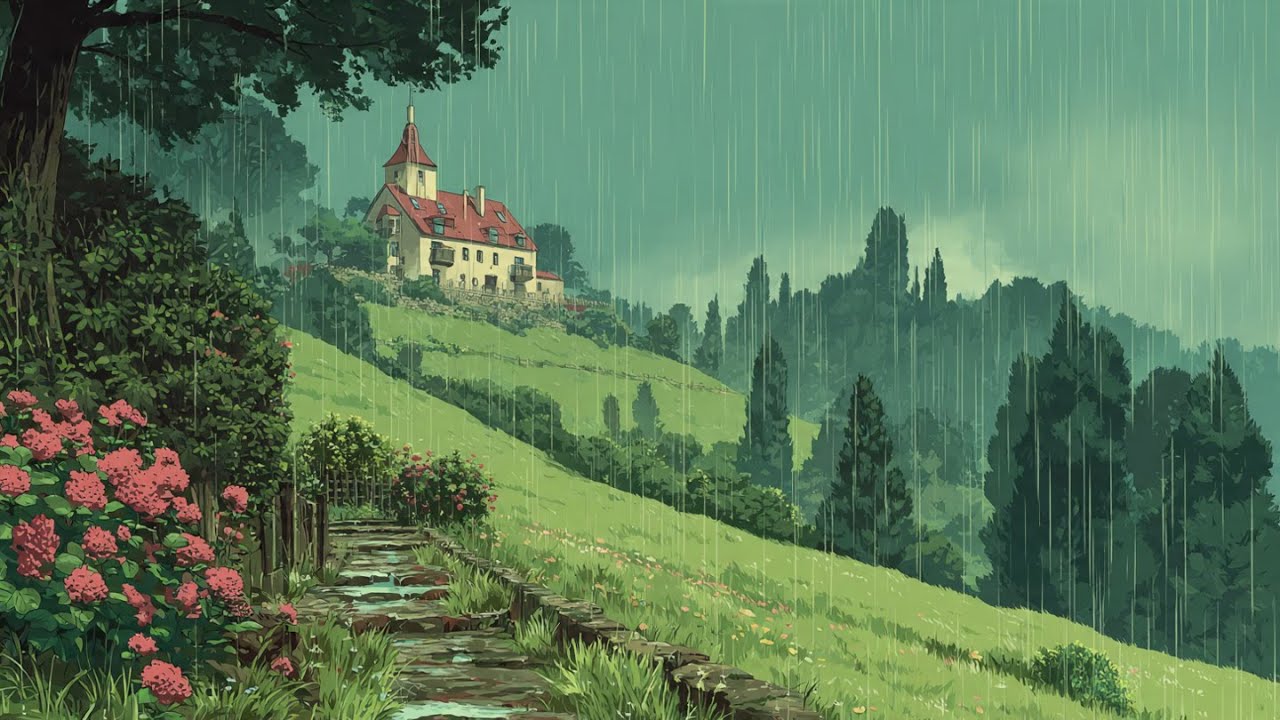 A Peaceful Rainy Day in the Hill House | Cozy Farm Life, Slow Living & Calm Nature