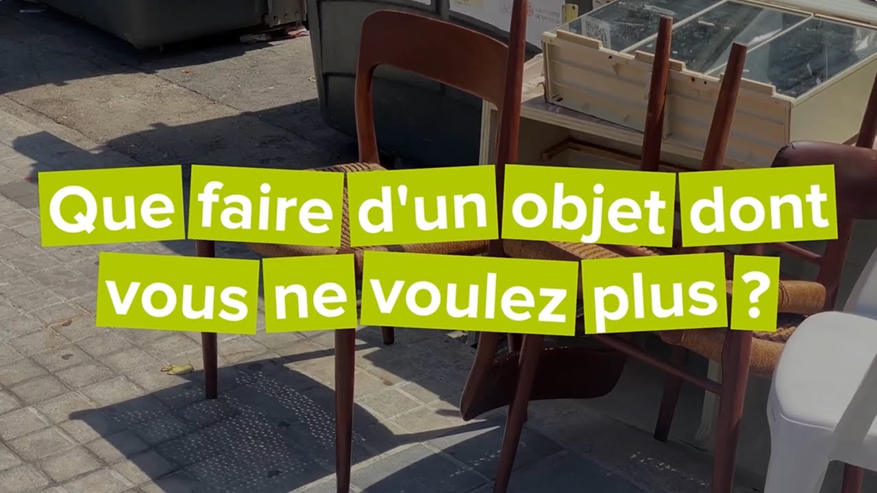 AMSOM Habitat - Comment se débarrasser des encombrants ?