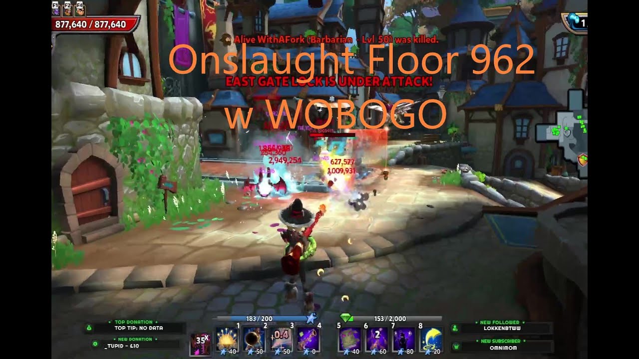 Dungeon Defenders 2 - Onslaught Floor 962 w WOBOGO