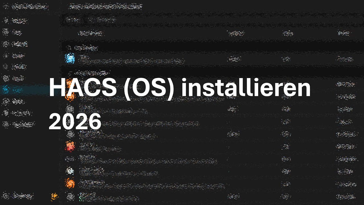 HACS in HomeAssistant installieren 2026