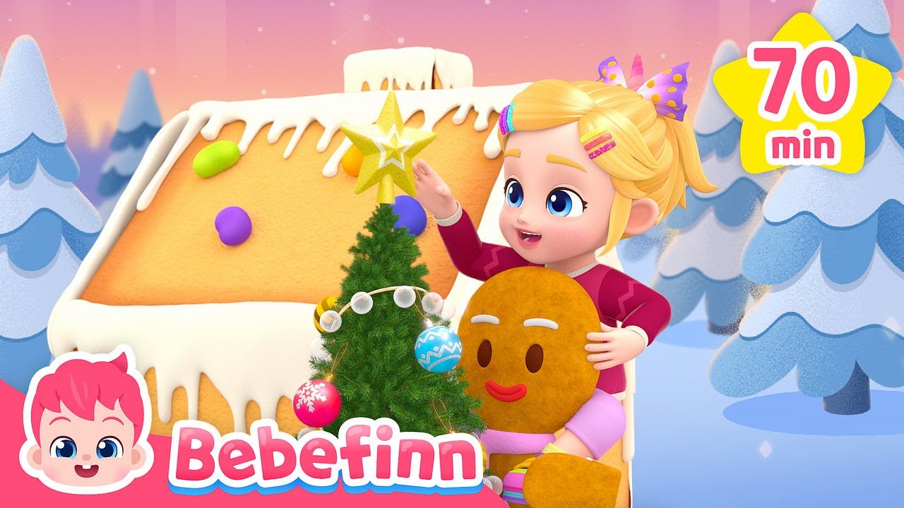 Bebefinn Gingerbreadman House +more Carols for KidsㅣSong Compilation