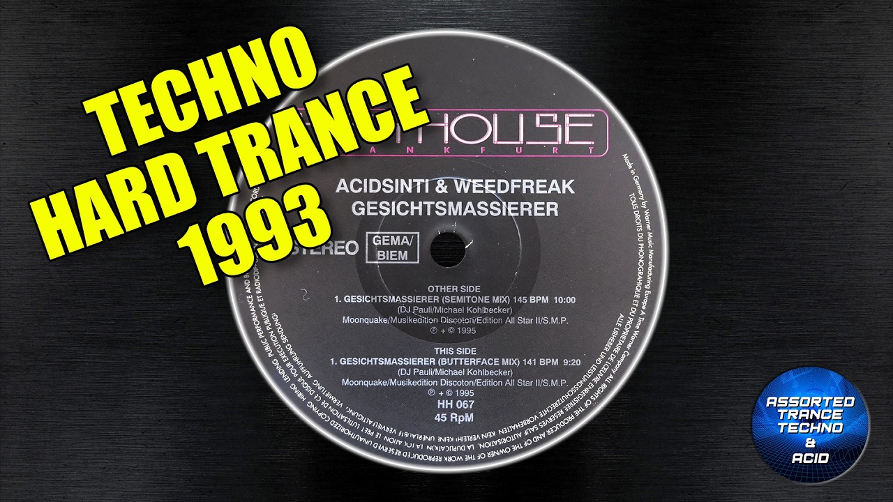 Acidsinti & Weedfreak - Gesichtsmassierer (Semitone Mix) [Harthouse] 1995