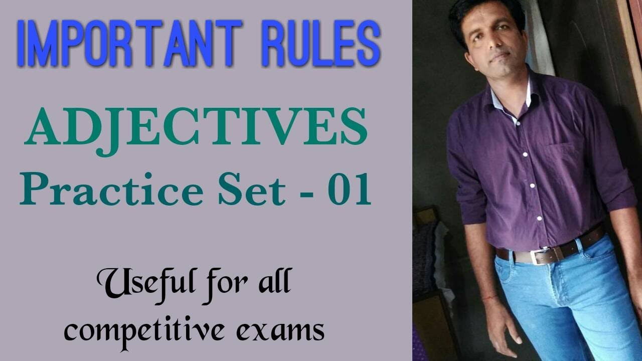 Adjective/ Determiners | Practice Set - 01 | English grammar