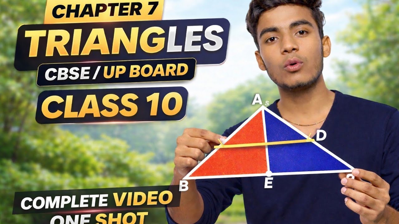 Class 10 Math Complete Triangle Chapter /One Shot/ Cbse Board/UP Board