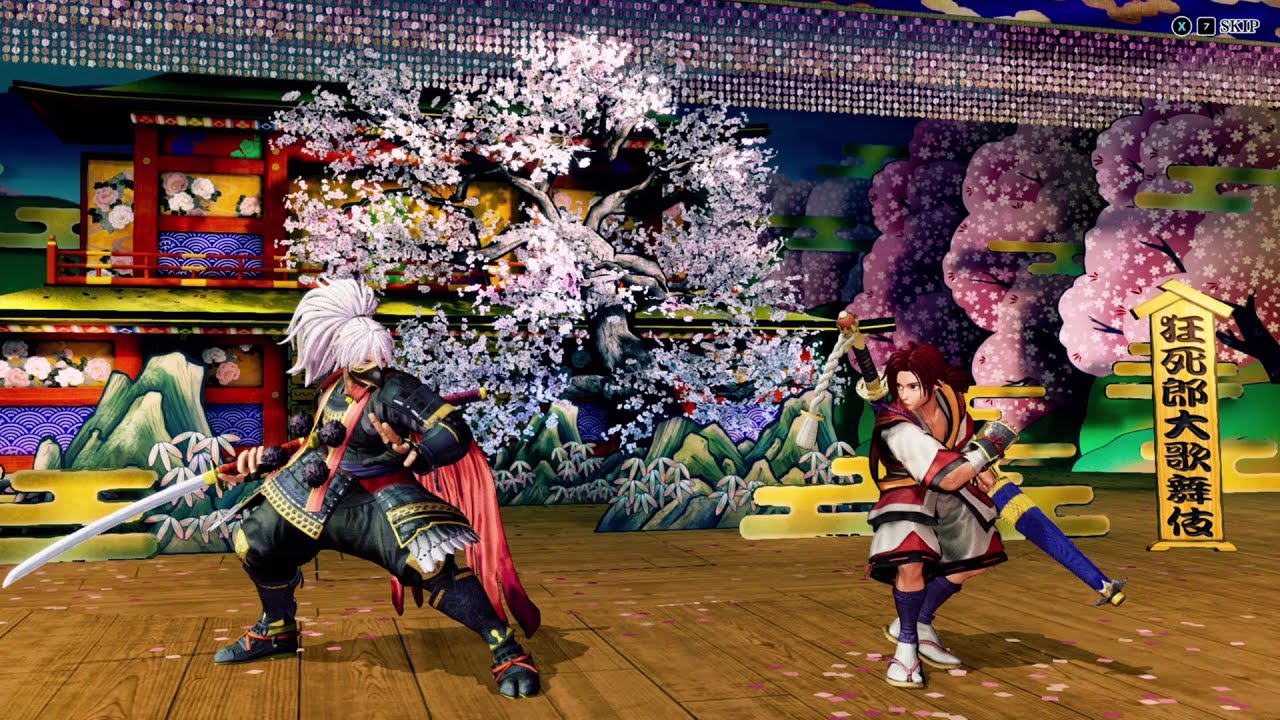 Samurai Shodown - Yashamaru VS Shizumaru