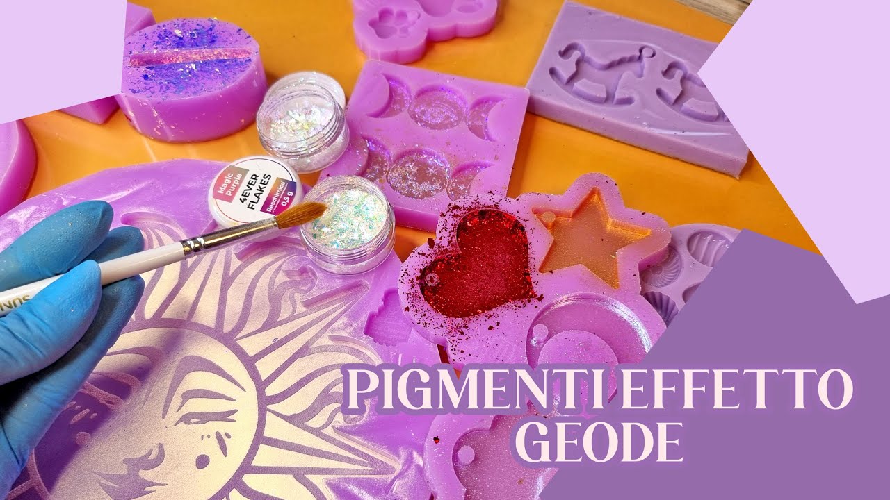 Lotta contro i pigmenti in flakes e altri esperimenti...😥 [ Scleriamo insieme con la resina ]