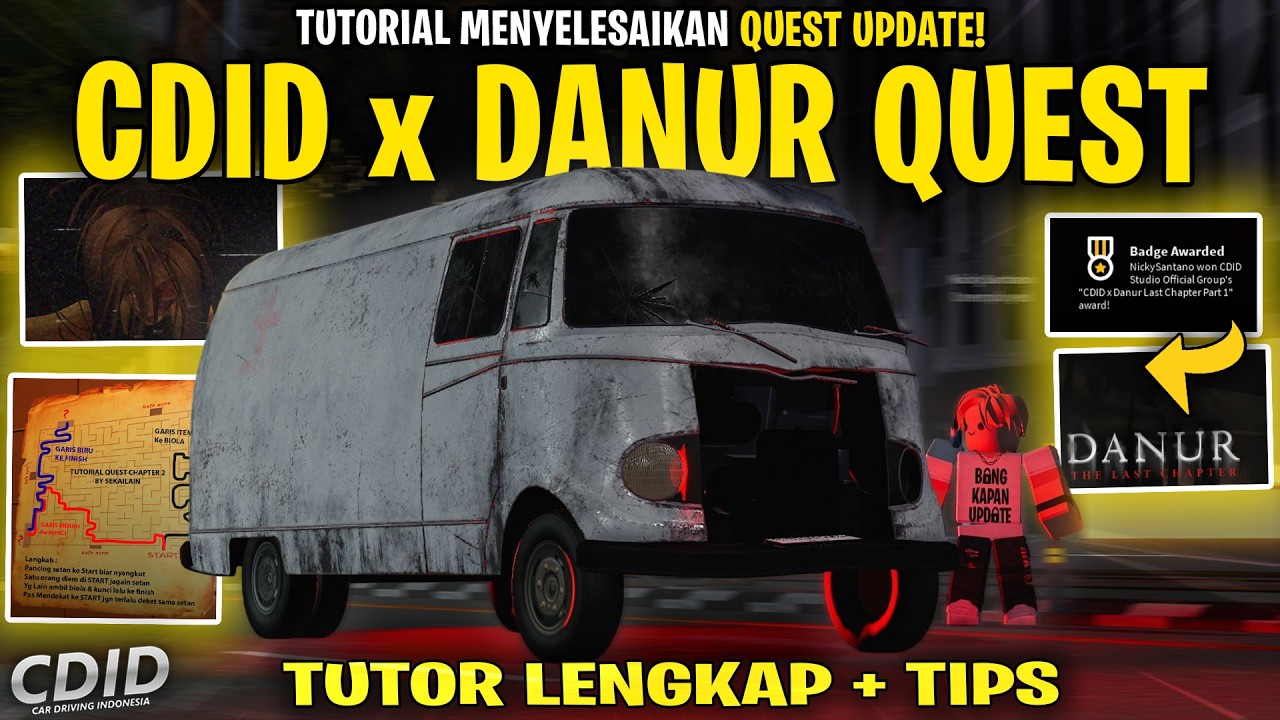 HOW TO COMPLETE THE CDID x DANUR HORROR QUEST CDID V2.5! TUTOR TIPS FOR ALL LOCATIONS - CDID V2.5...