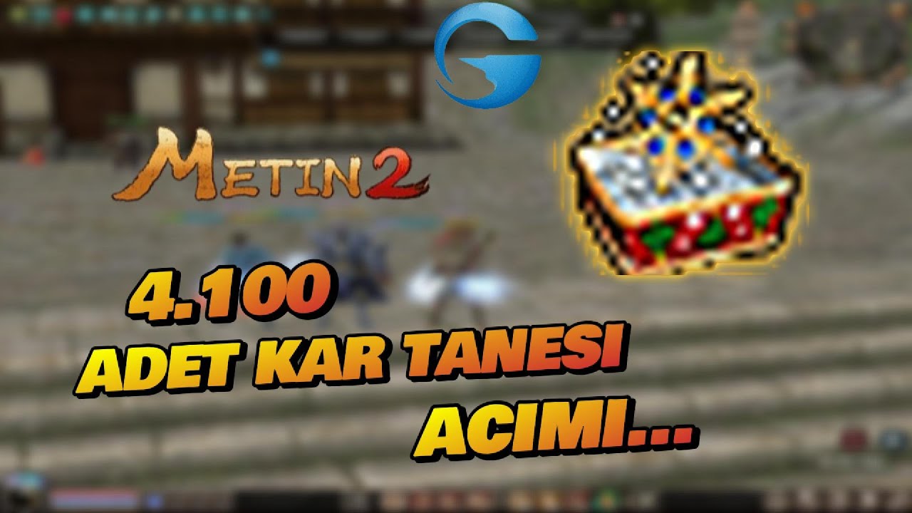 METİN2 TR - 4100 ADET KAR TANESİ SANDIĞI AÇIMI BOL BOL MARKA KASIYORUZ...