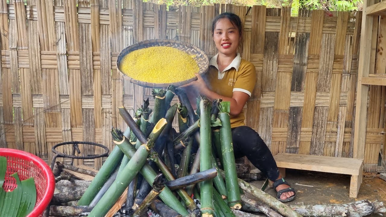 FULL VIDEO 15 Days: harvesting bamboo shoots, melons and bringing them to the market to sell