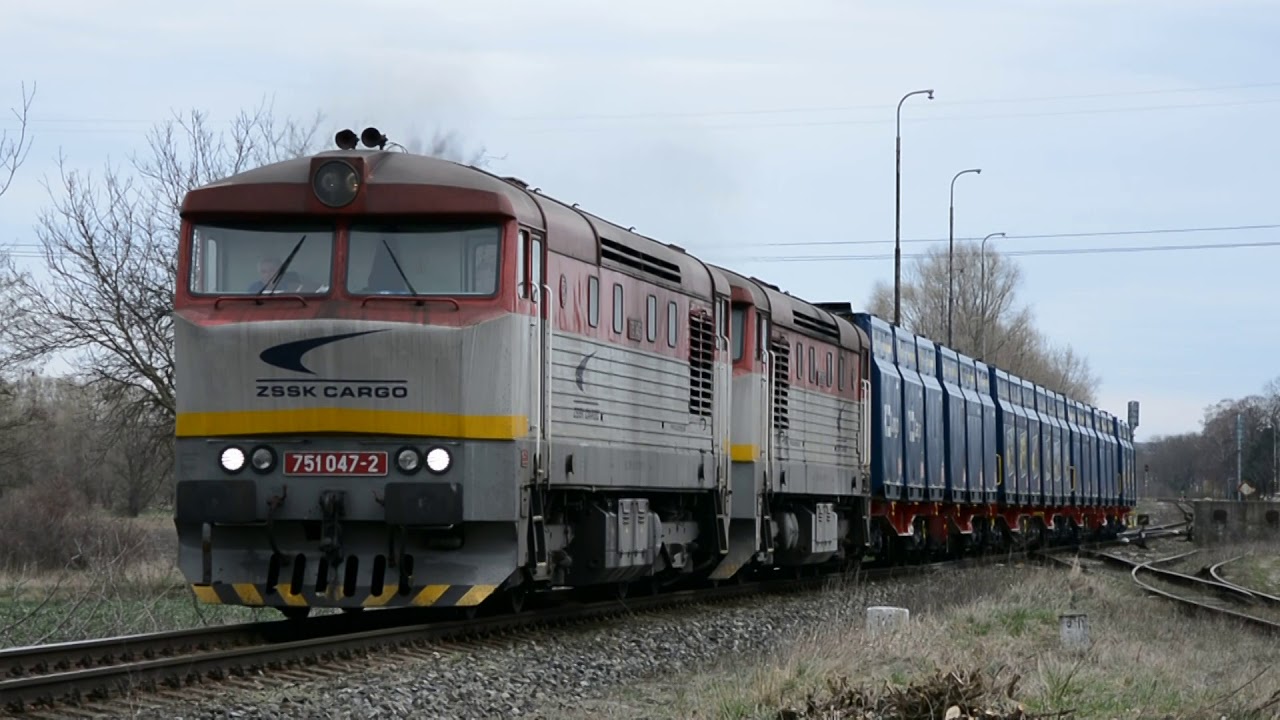 751.047-2 + 751.035-7 ZSSKC - s&aacute;drovec zo Zemianskych Kostolian