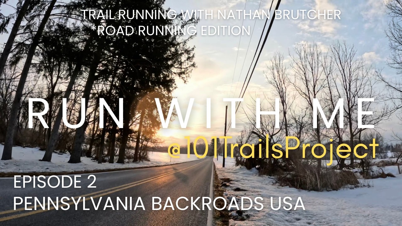 Pennsylvania Backroads Winter Run and Pizza #roadrunning #running #pizza #northeast  #trailrunning