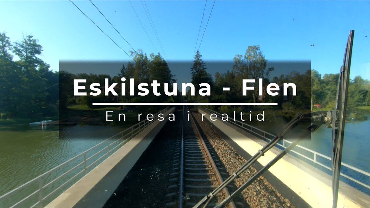 Eskilstuna till Flen med godståg︱Livet som Lokförare