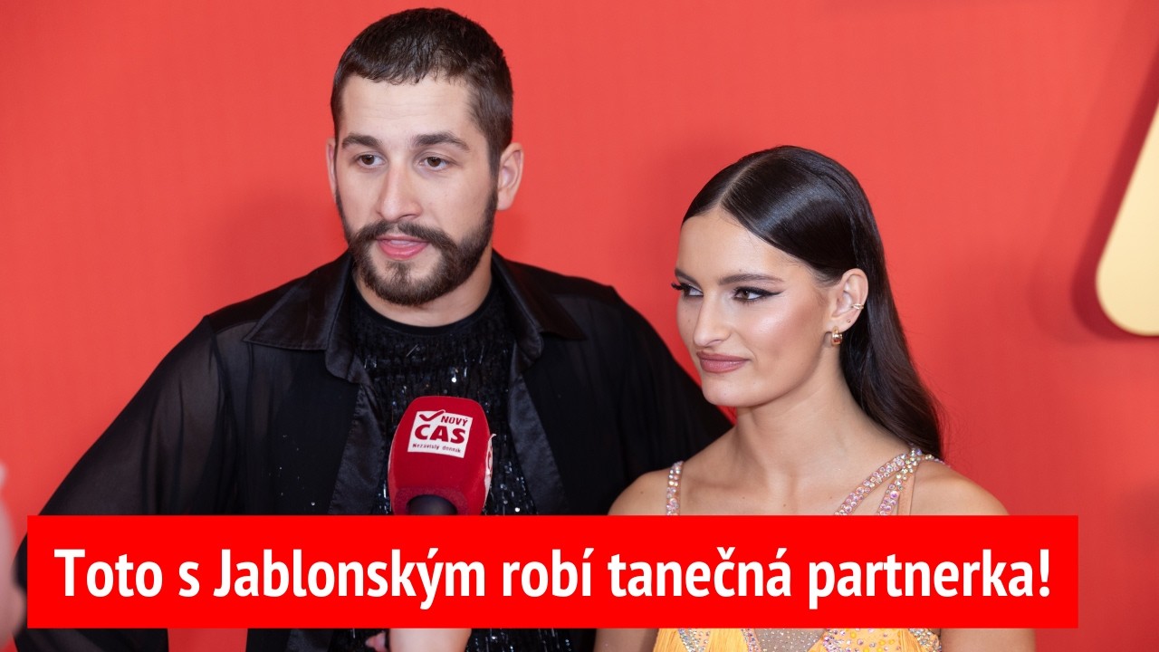 Drsné praktiky počas tréningov Jablonského a Riebauerovej: TOTO s ním robí tanečná partnerka!