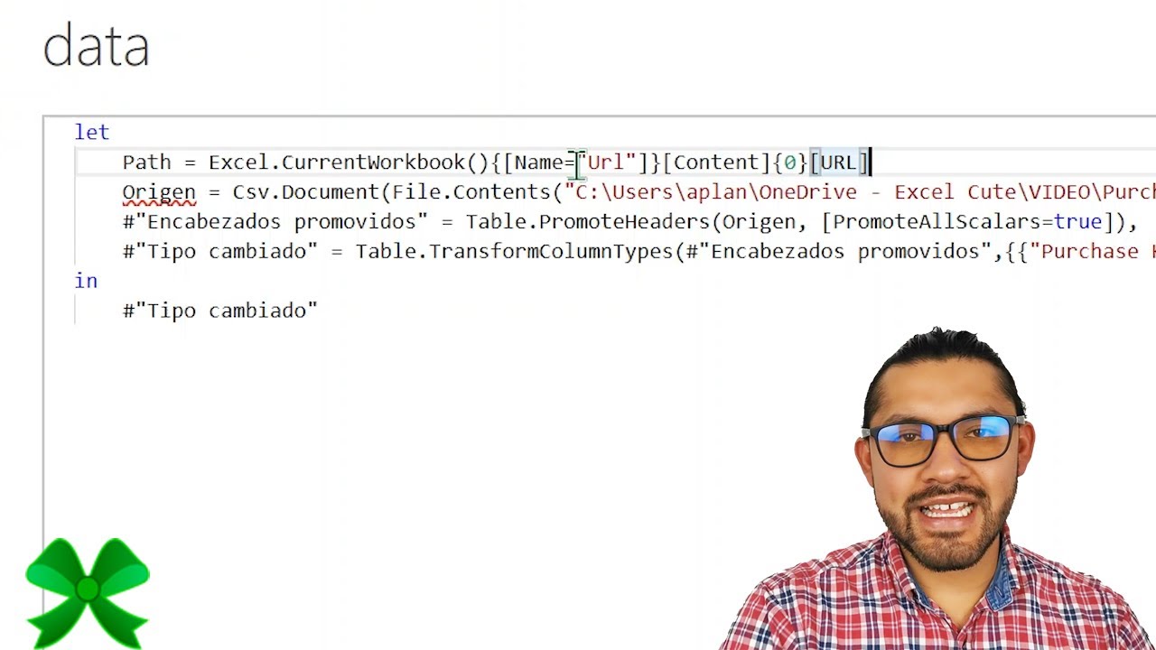Excel Power Query 🎀 Importar archivo y hacer vinculo dinámico.