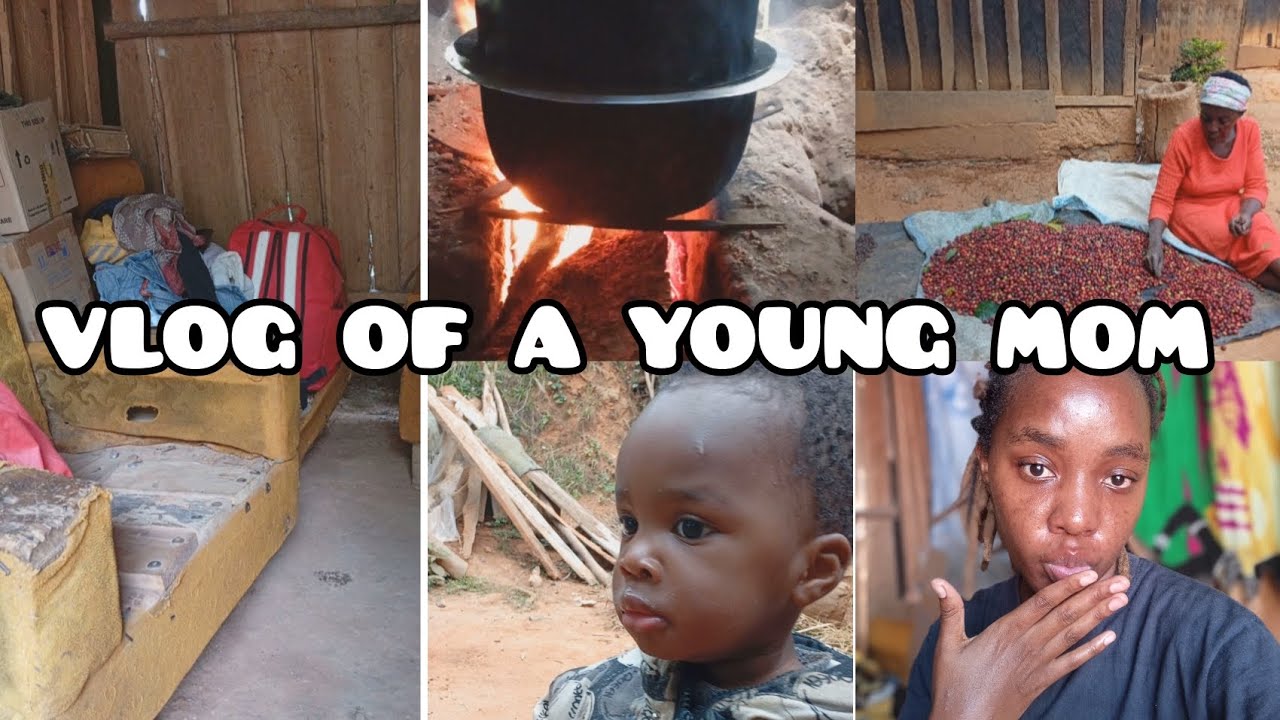 VLOG OF A STAY AT HOME YOUNG MOM IN KENYA// Went home!!! Countryside life+ Simple life!!