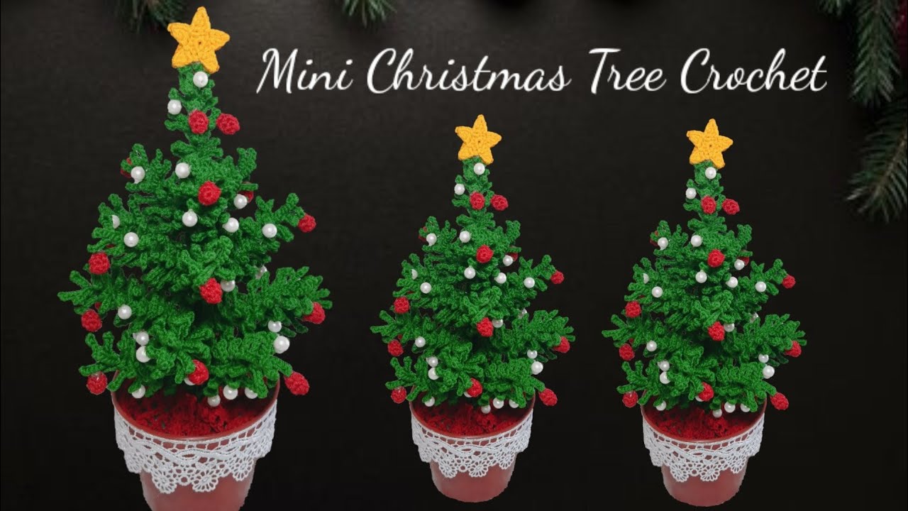 Mini Christmas Tree Crochet