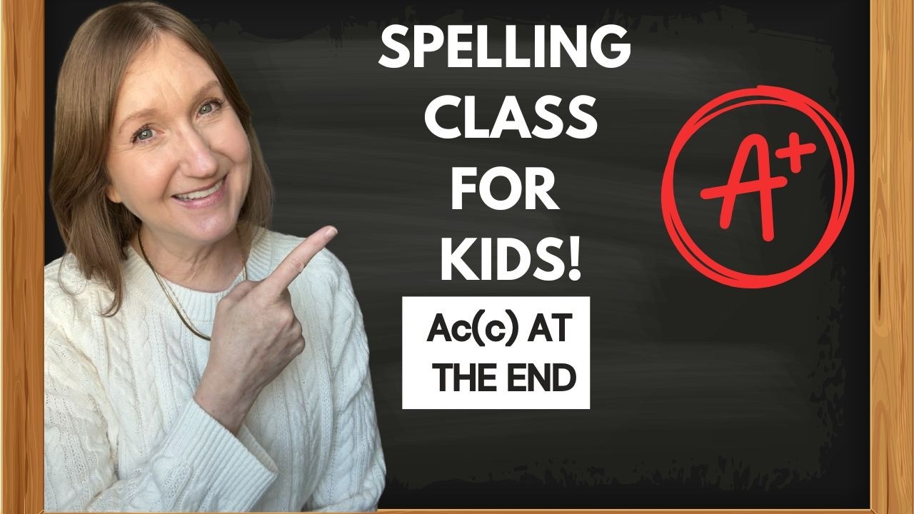 Spelling Help for Kids – AC(C) AT THE END | Learn Reading