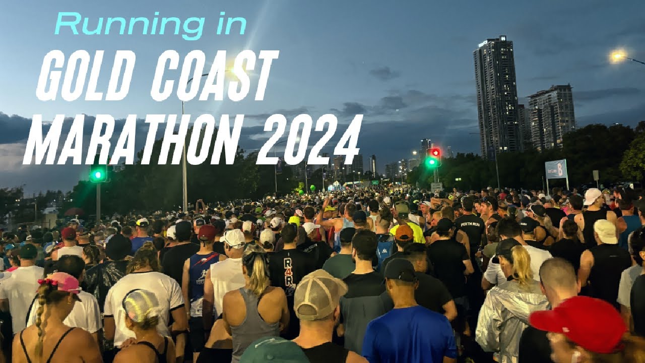Running in the 2024 Gold Coast Marathon