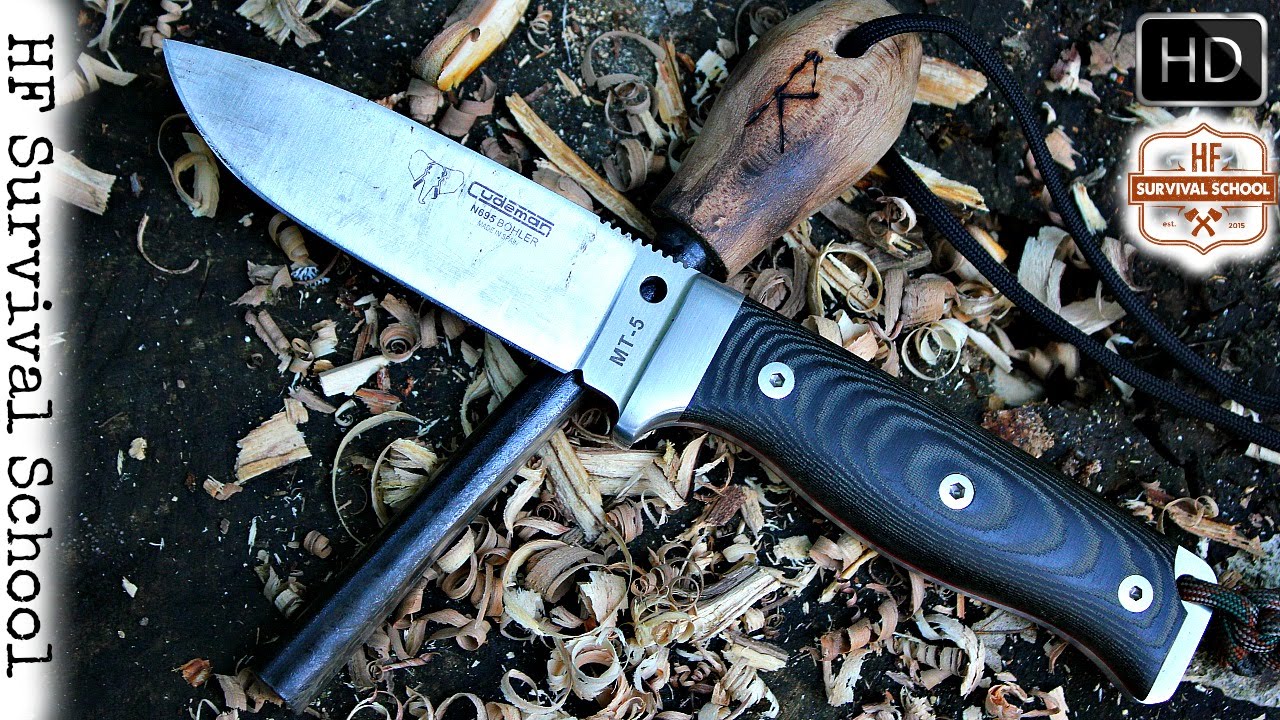 Cudeman MT-5 Review - Best Spanish Survival Knife ? - Bushcraft - HD Video