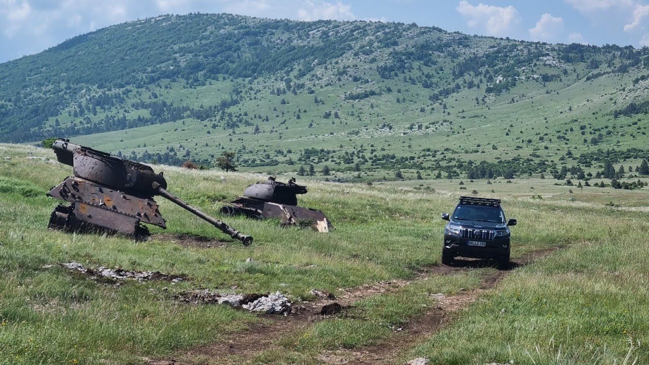 Kroatien 2023 Offroad Richtung Dinara + Alte Panzer