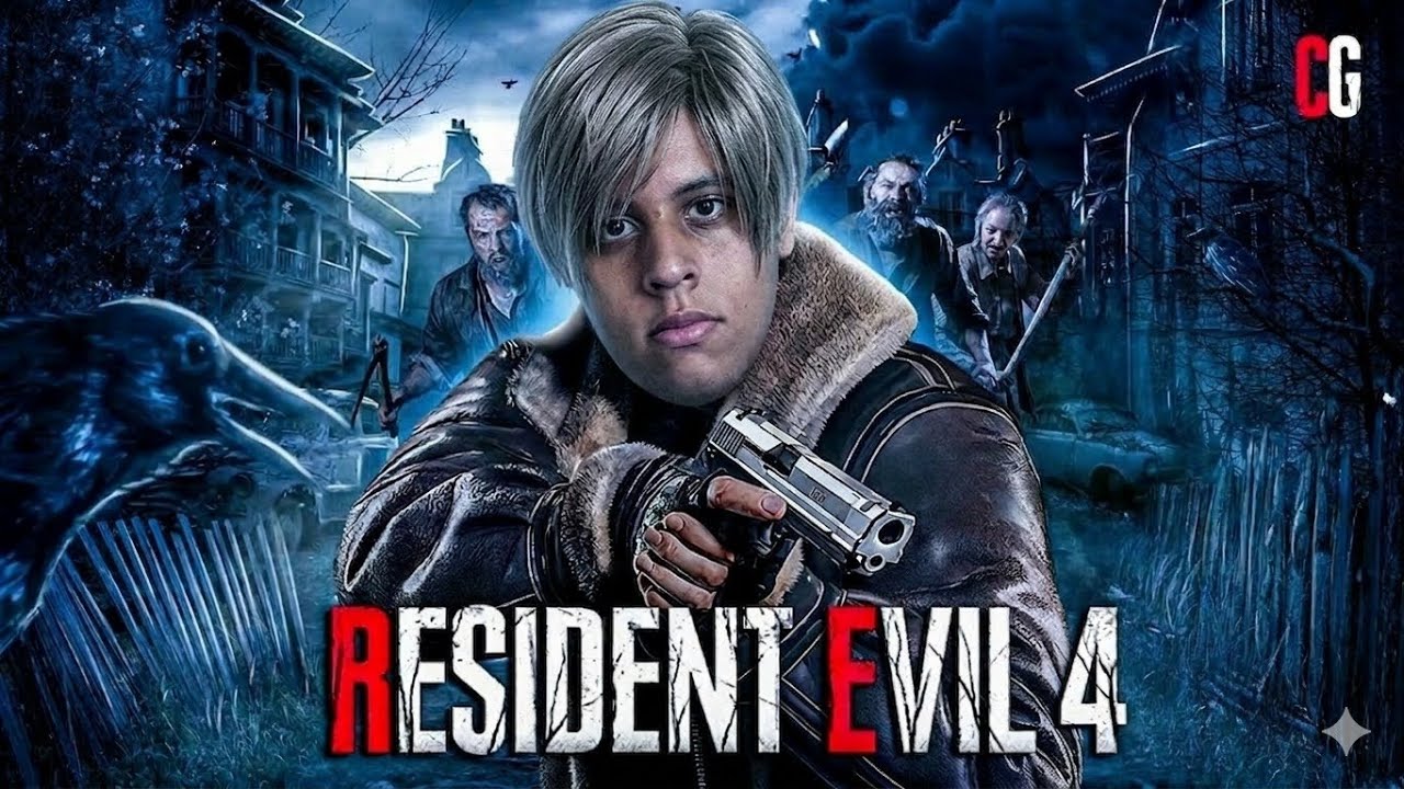 Um gordo jogando Resident Evil 4 Remake Final!