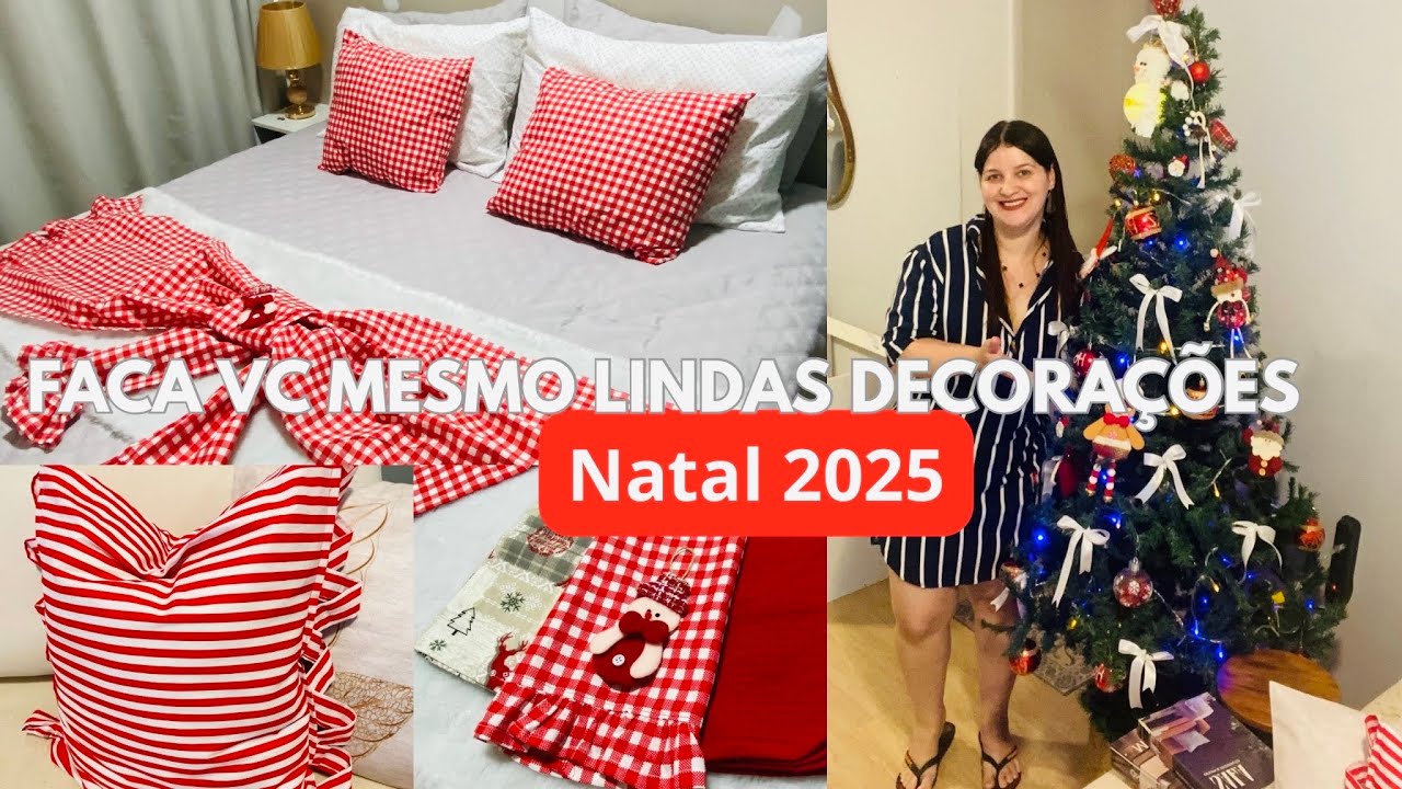 DIY: Decorações Natalinas Lindas e Modernas 2025