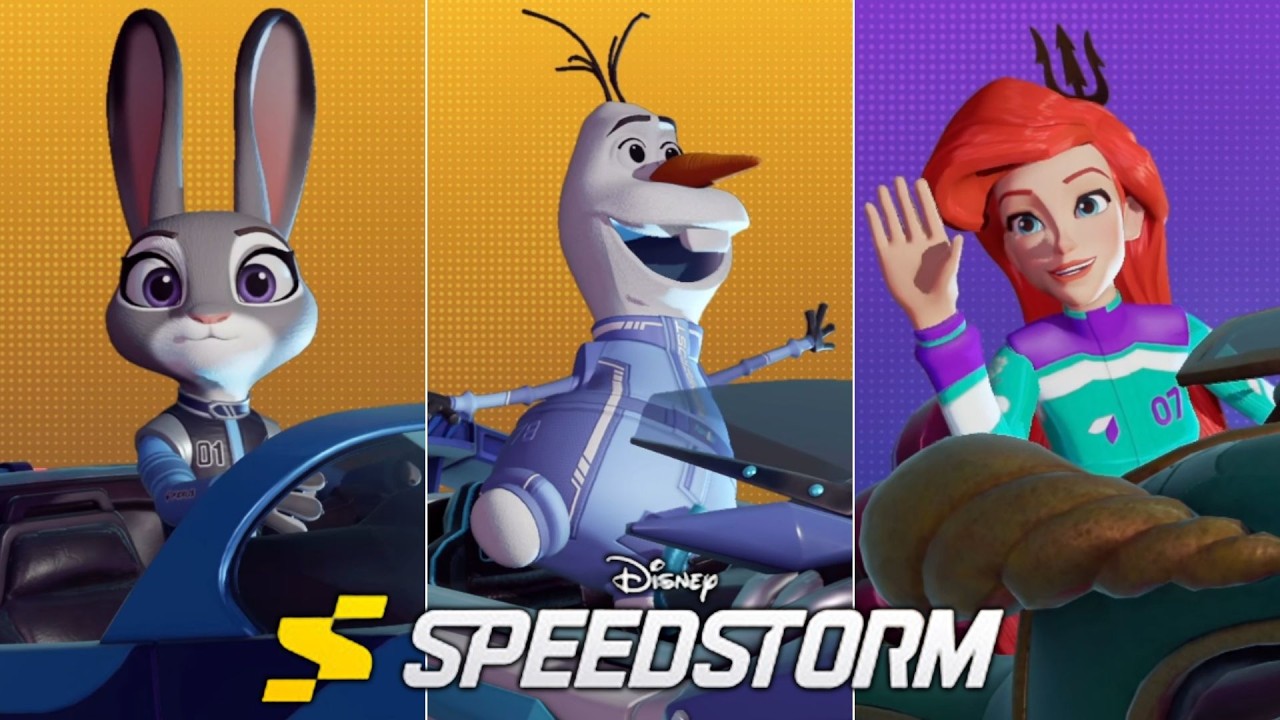 Disney Speedstorm (PC) // Online Races - Season 17 Zootopia (Judy Hopps, Olaf, Ariel)
