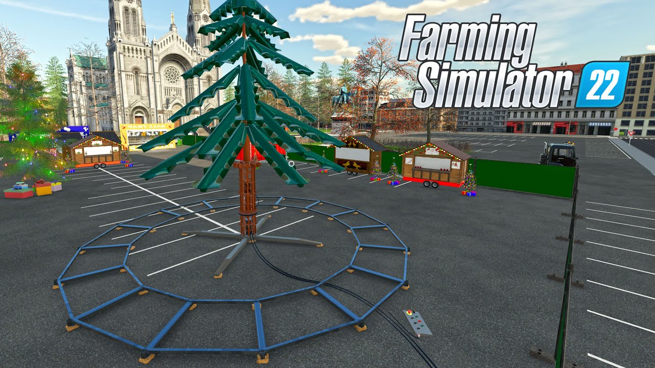 A DESMONTAR la FERIA de NAVIDAD ( Hasta el año que viene ) | 🏡 FARMING 22