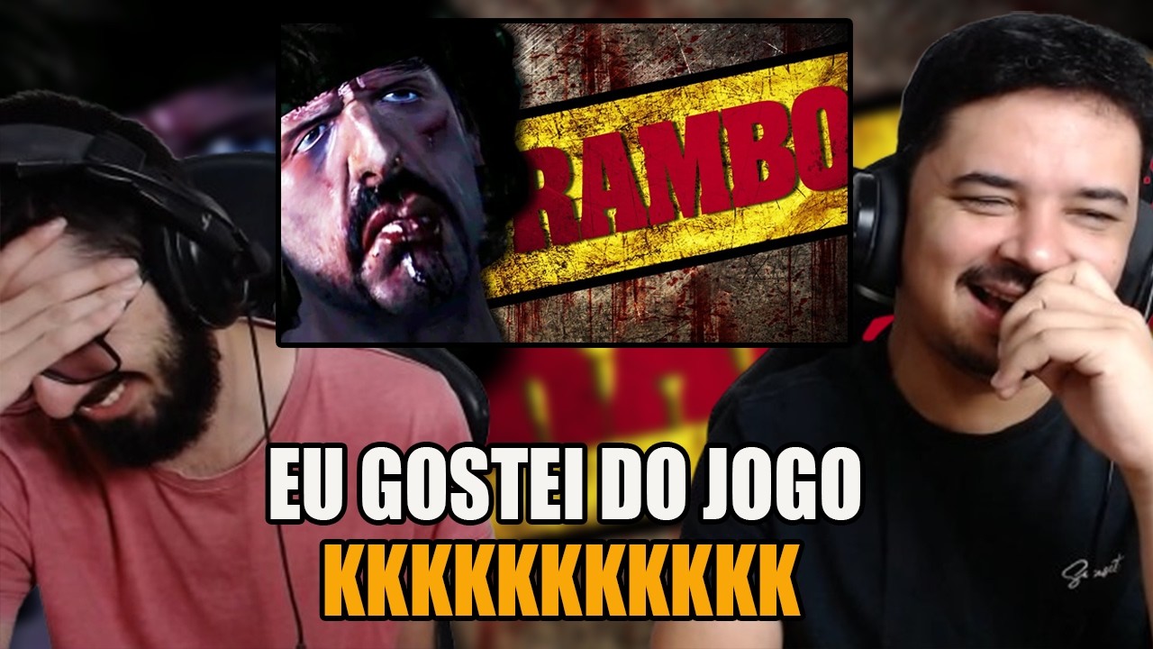 O PIOR JOGO DO MUNDO! - Rambo The Video Game | Games EduUu | REACT