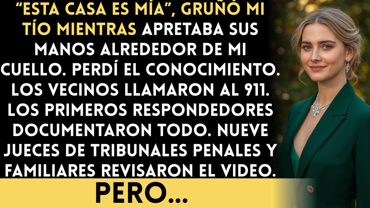 Mi tío me estranguló hasta dejarme inconsciente por la escritura de una casa… el video de la...