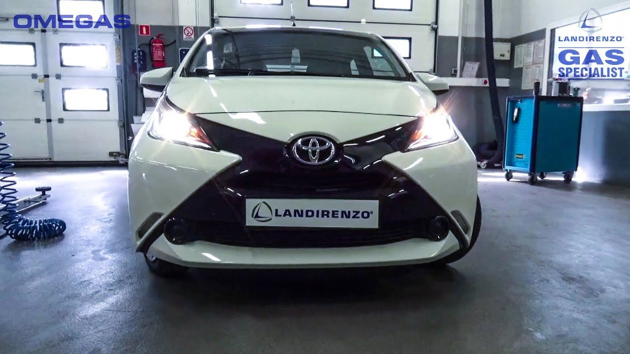 Montaż LPG: Toyota Aygo 1.0 69KM (50 kW), Landirenzo Omegas