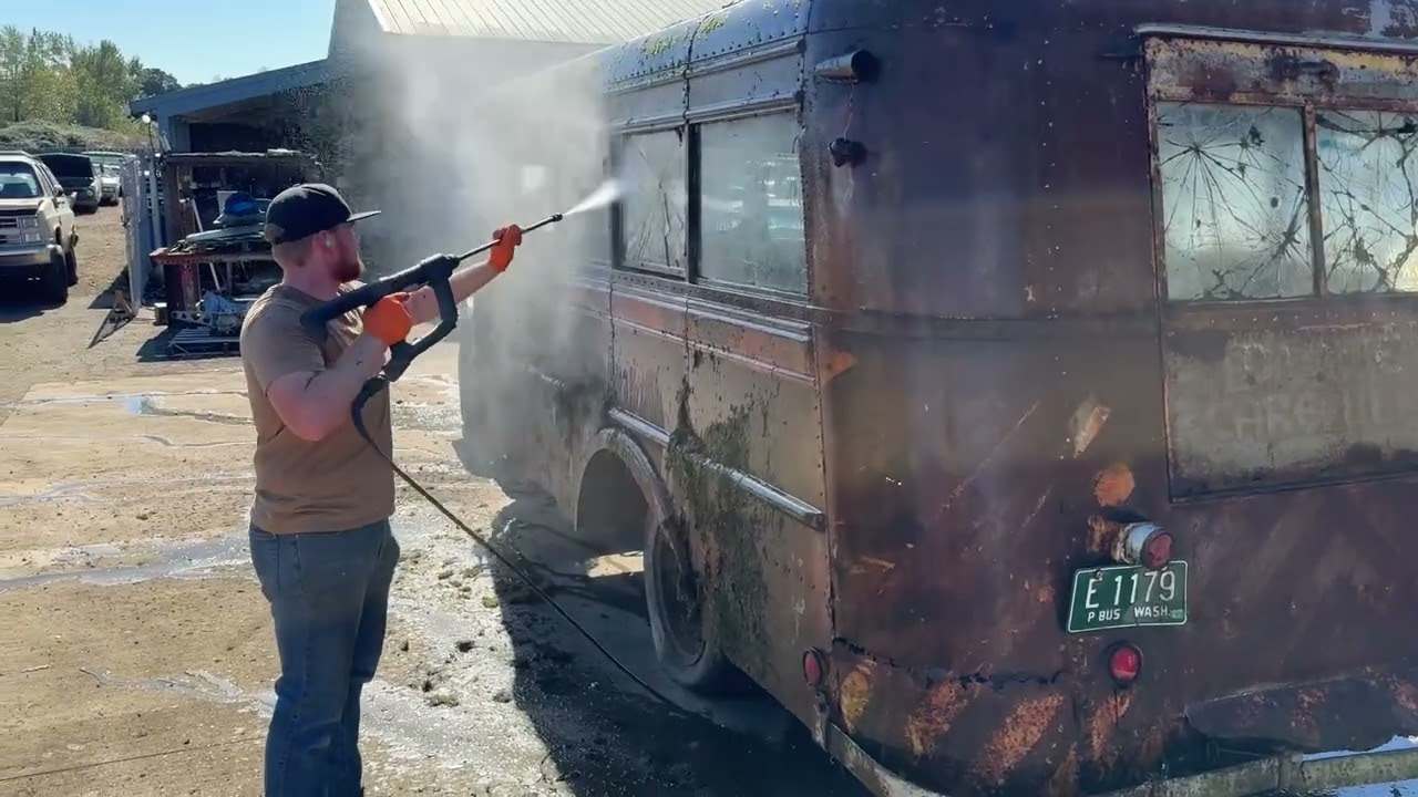 1935 Dodge Bus Pressure Wash