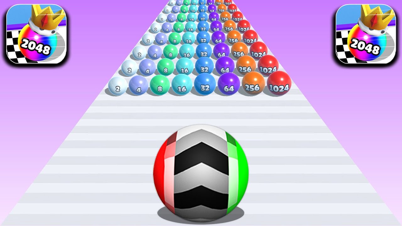 Satisfying Mobile Game Top Videos TikTok Gameplay Levels 2024 - Going Balls, Ball Run 2048, AZ Run