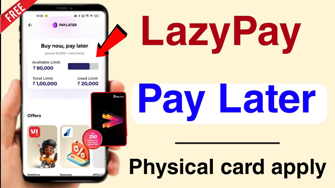LazyPay Buy Now Pay Later Card Apply | How to Online Apply LayPay Physical Card 2024