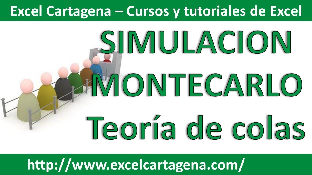 Simulacion Montecarlo en Excel - Llegadas a un cajero (Teoria de Colas)