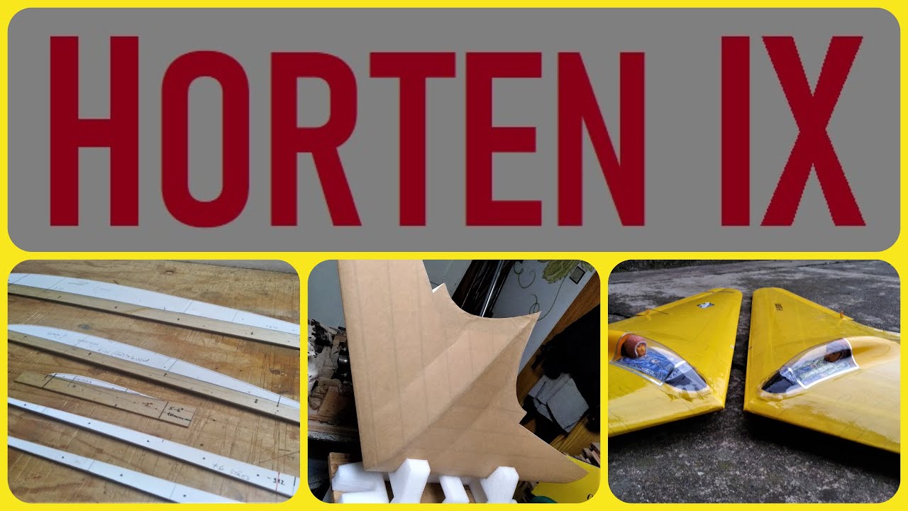 RC Horten IX V1 | 23. část - kompletní stavba od A po Z + zálet