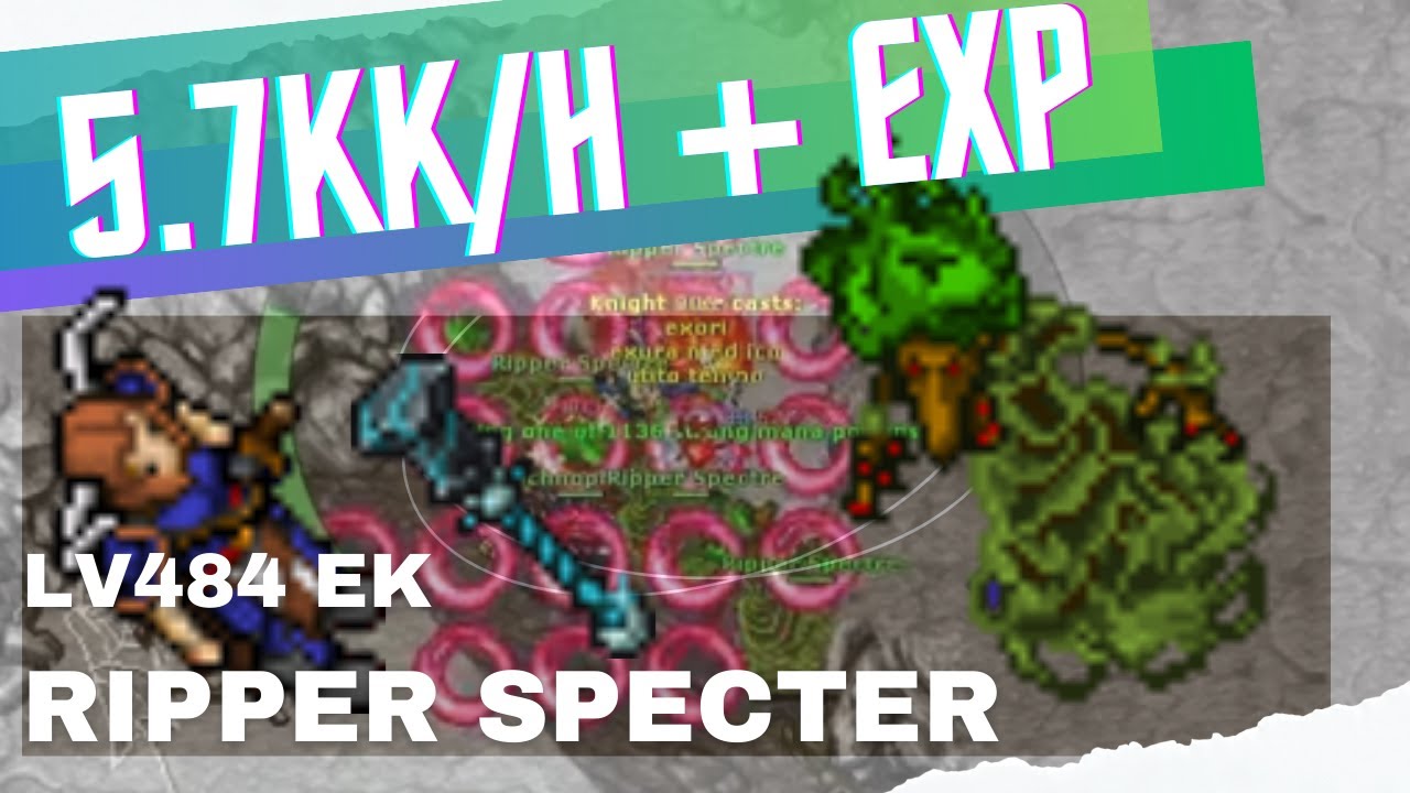 EK 400+ Ripper Spectre SOLO - 5.7KK/H 150% EXP and 800K PROFIT.  RAW: 3.8KK/H