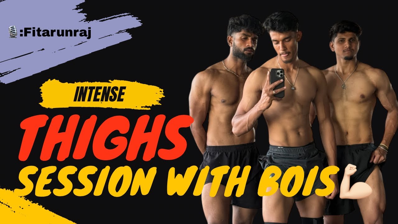 Intense Thighs with high comedy😅💪🏻 #kannada #kannadafitness #kannadafitnessinfluencer