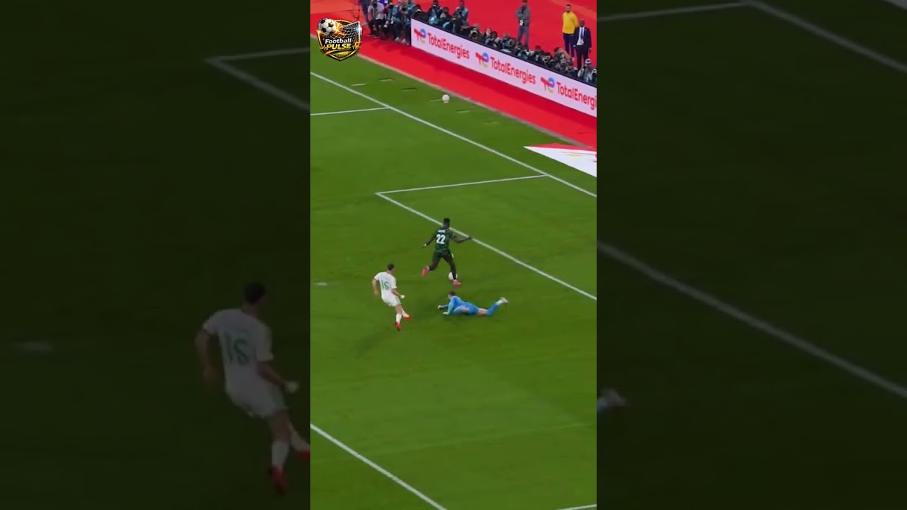 What a pass from Alex iwobi and brilliant assist from Victor oshimen 