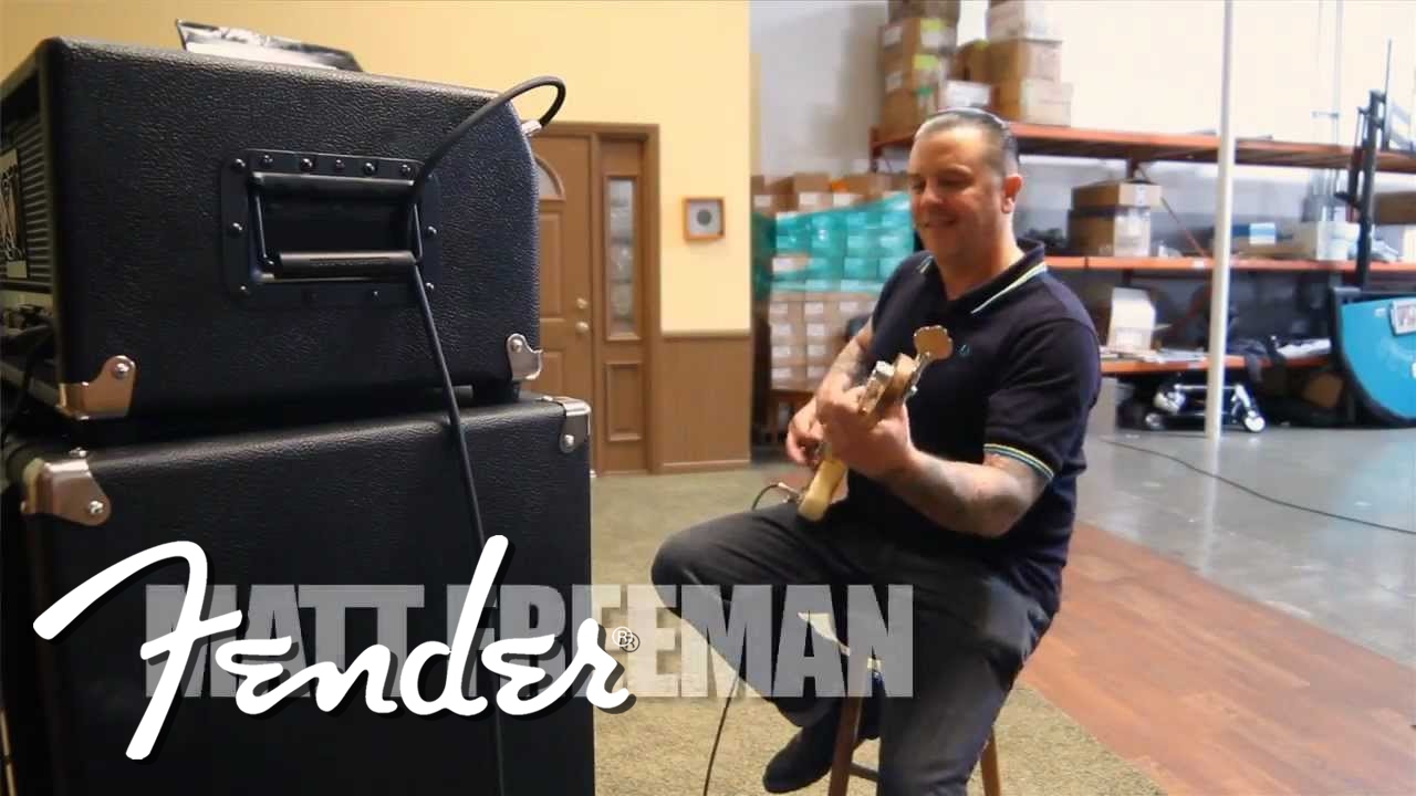 Демонстрация Fender Bassman Pro Series с Мэттом Фрименом из Rancid | Fender
