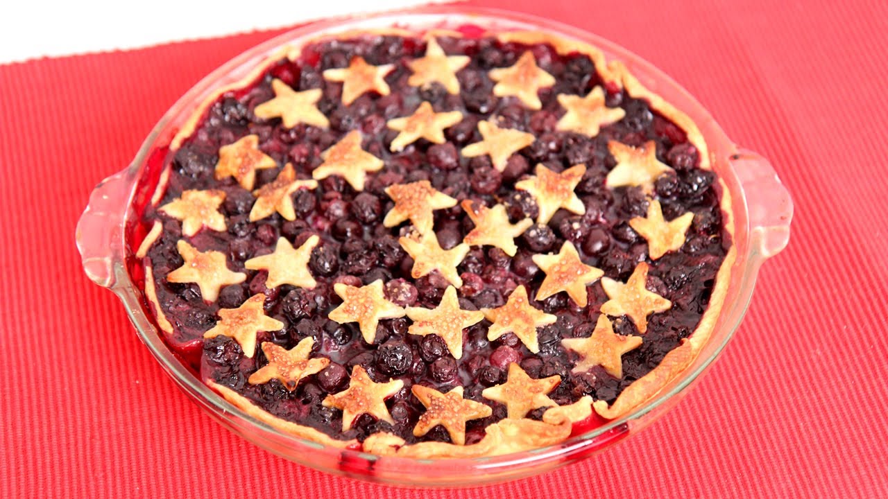Homemade Blueberry Pie Recipe - Laura Vitale - Laura in the Kitchen Episode 607