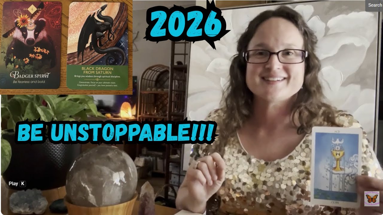 ✨ Your 2026 message:  BE BOLD and FEARLESS!!! 🦡 🐺 🐉 🐎 
