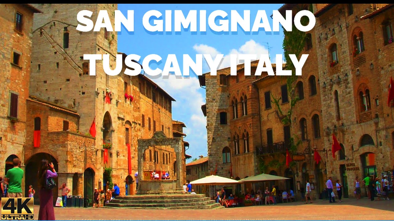 EXPLORING SAN GIMIGNANO, TUSCANY ITALY 4K WALKING TOUR