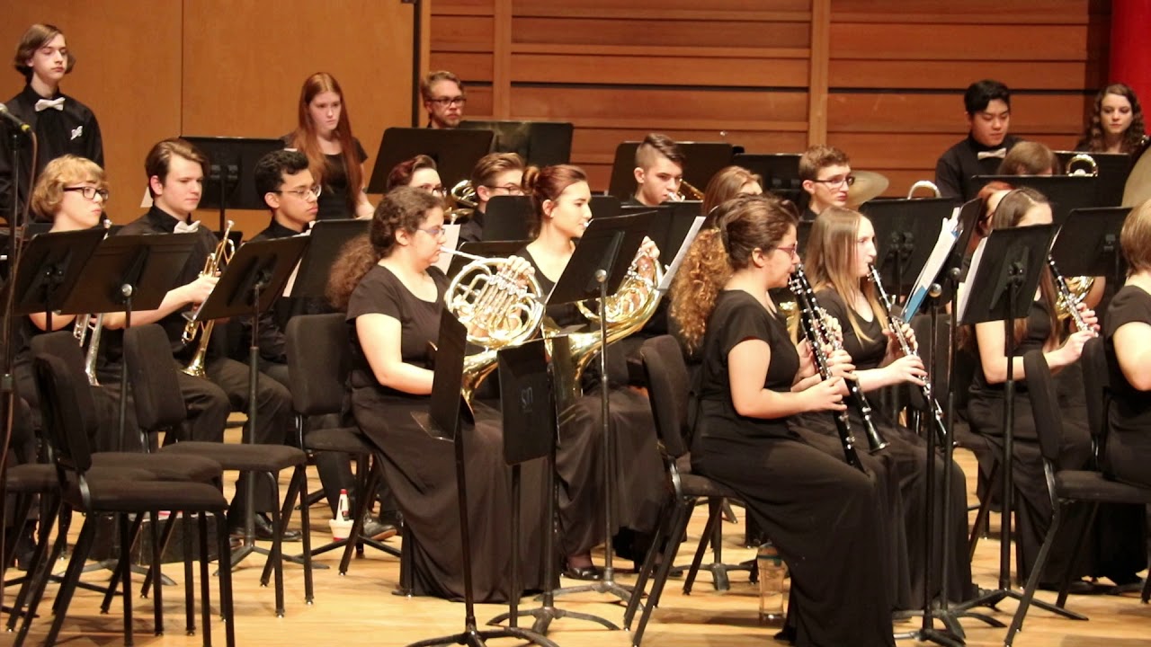 Lord Beaverbrook High School Band 2018 ( Close view. Left only)