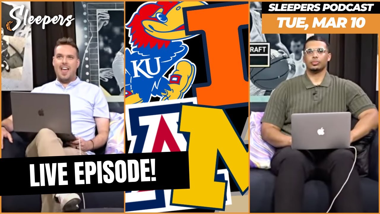 A college basketball regular season in review live show with Greg and Carter | Sleepers Pod 3-10-26