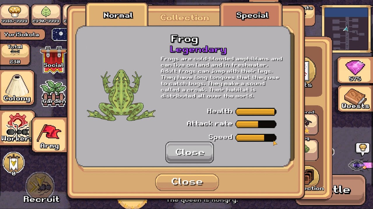 Pocket Ants #10 - Main spitter for Frog Coop