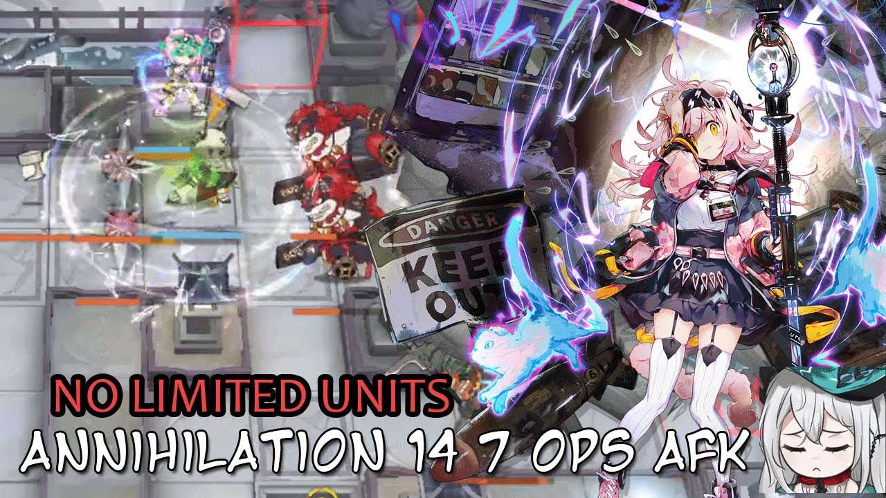 [Arknights] No Limited Operators! GoldenGOAT and Horn Core Annihilation 14 7 OPs AFK