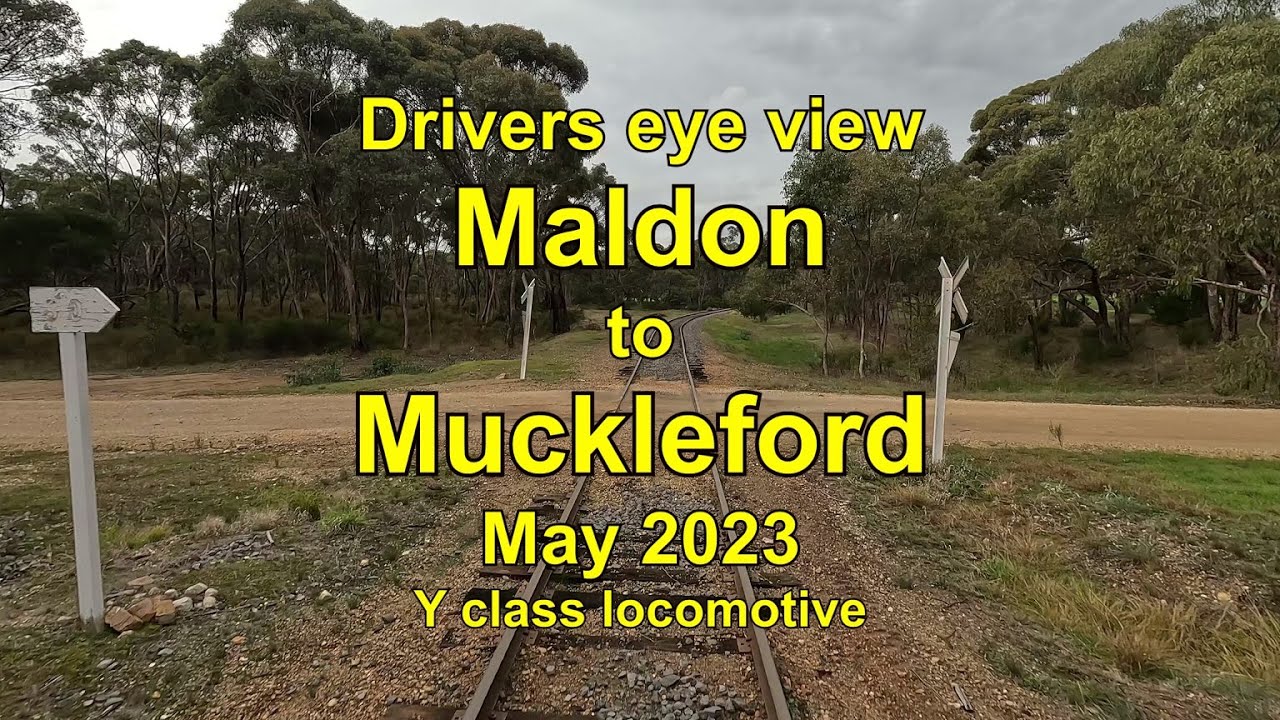Drivers eye view, Maldon to Muckleford